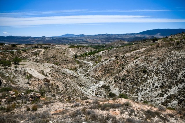 Vista desde un cerro en Vélez-Rubio. C. Pérez.